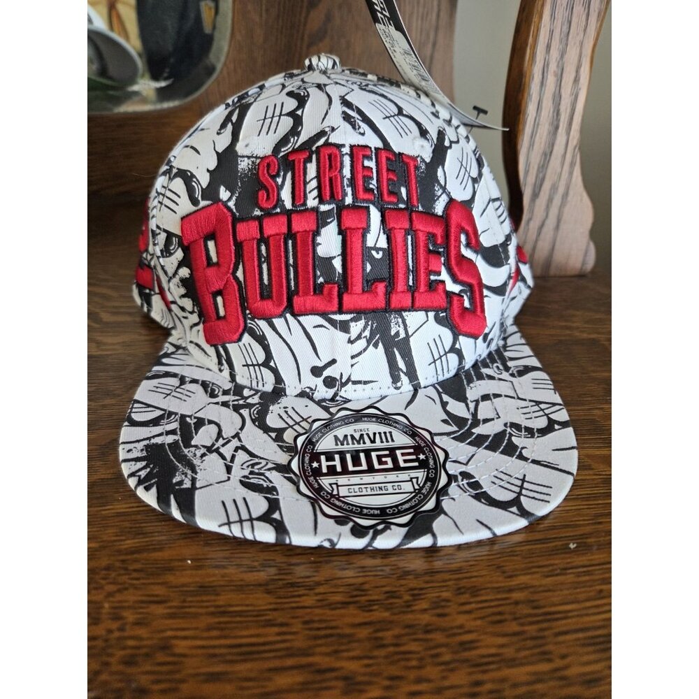 New Chicago Bulls Snapback Hat Huge‎ Headwear Street Bullies Snapback Adjustable